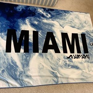 Surf Style Beach Towel “Miami”